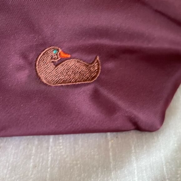 New Unused Dooney & Bourke Seville Plum Nylon Hobo Purse - Picture 5 of 8